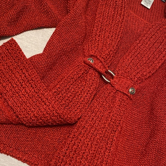 Vintage Parkhurst Red Knit Sweater - Picture 3 of 5